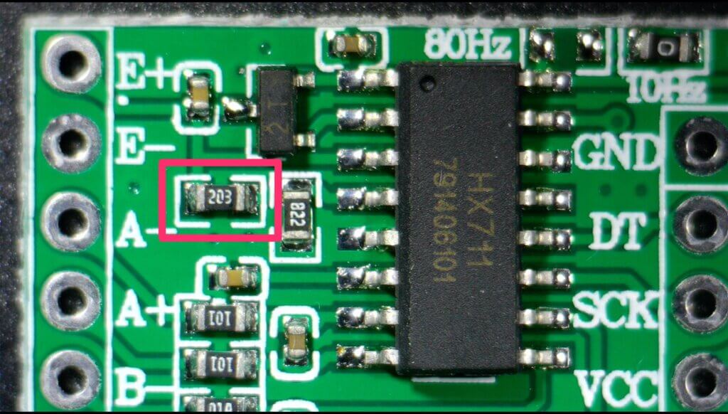 Resistor to modify